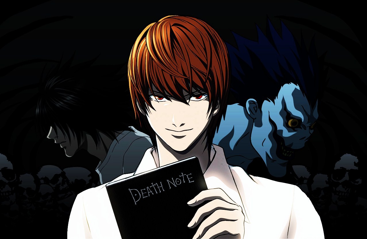 Fond d'ecran Death Note - L - Light - Ryuk
