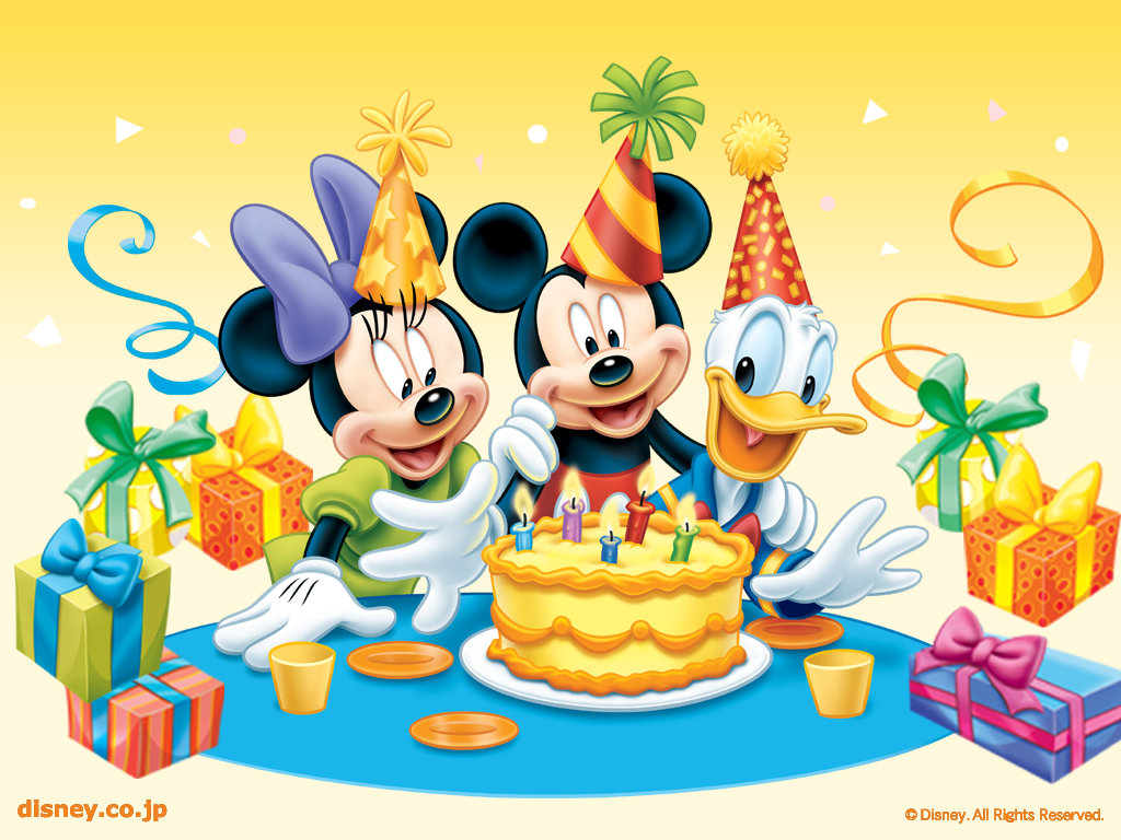 Fond d'ecran Anniversaire Mickey