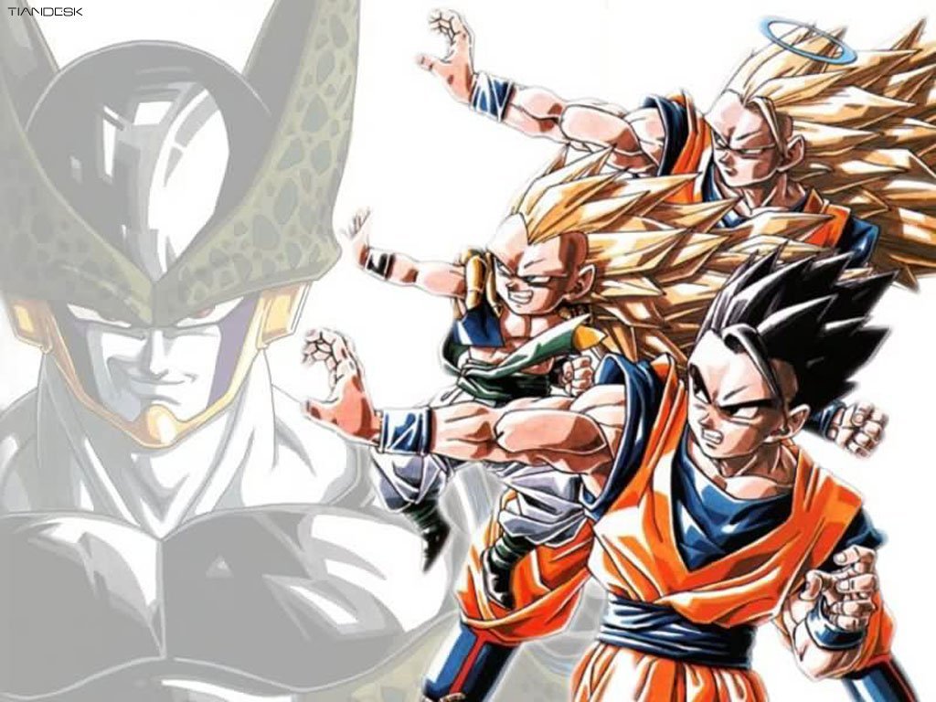 Fond d'ecran Super Guerriers contre Cell