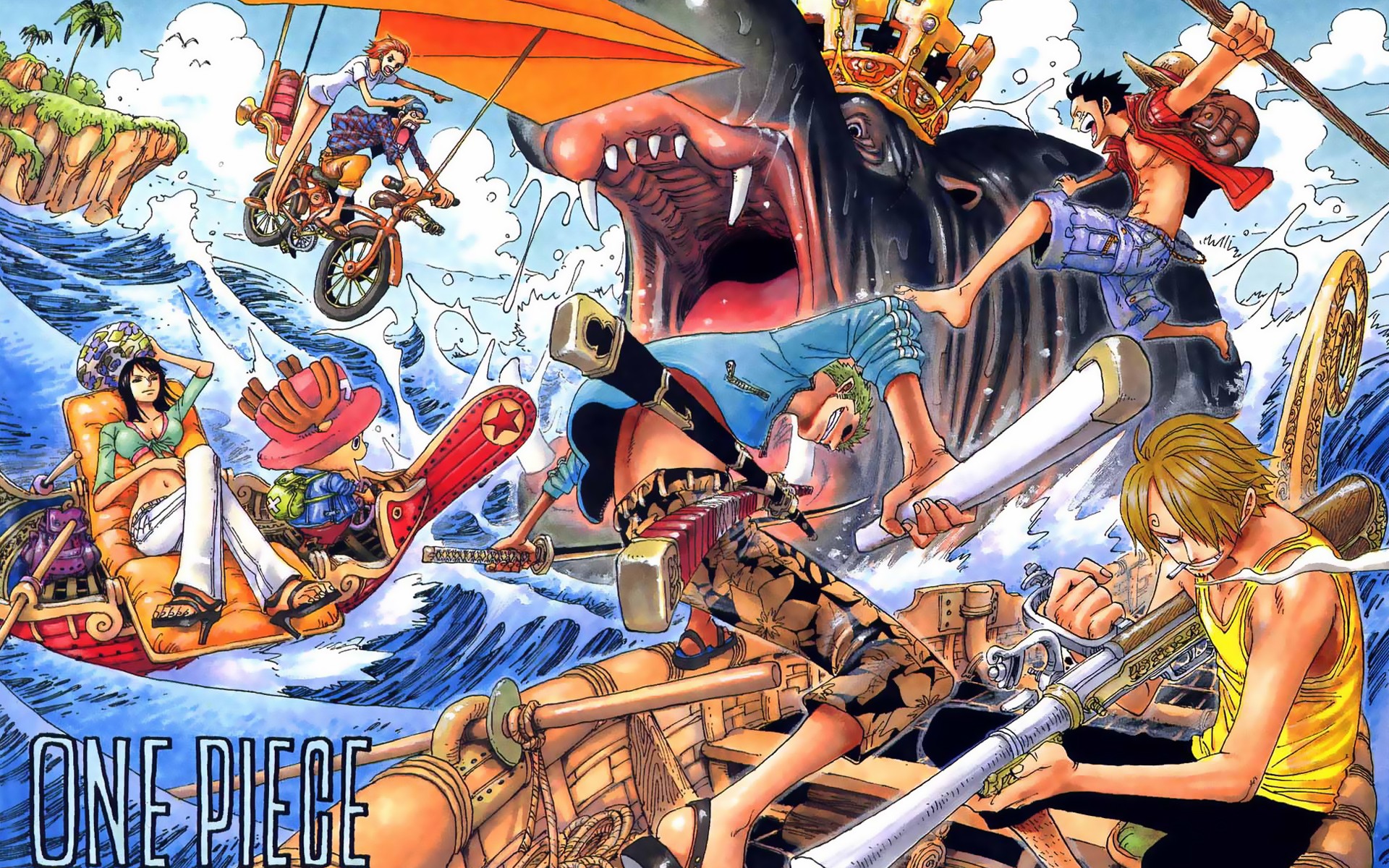 Fond d'ecran One Piece Action