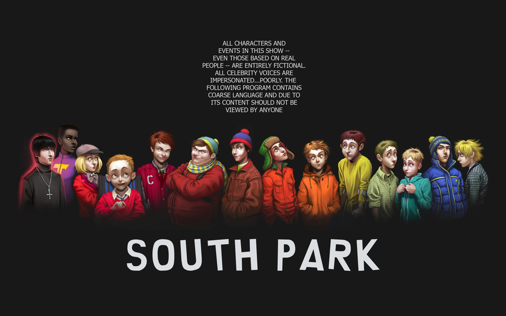 Fond d'ecran South Park Personnages