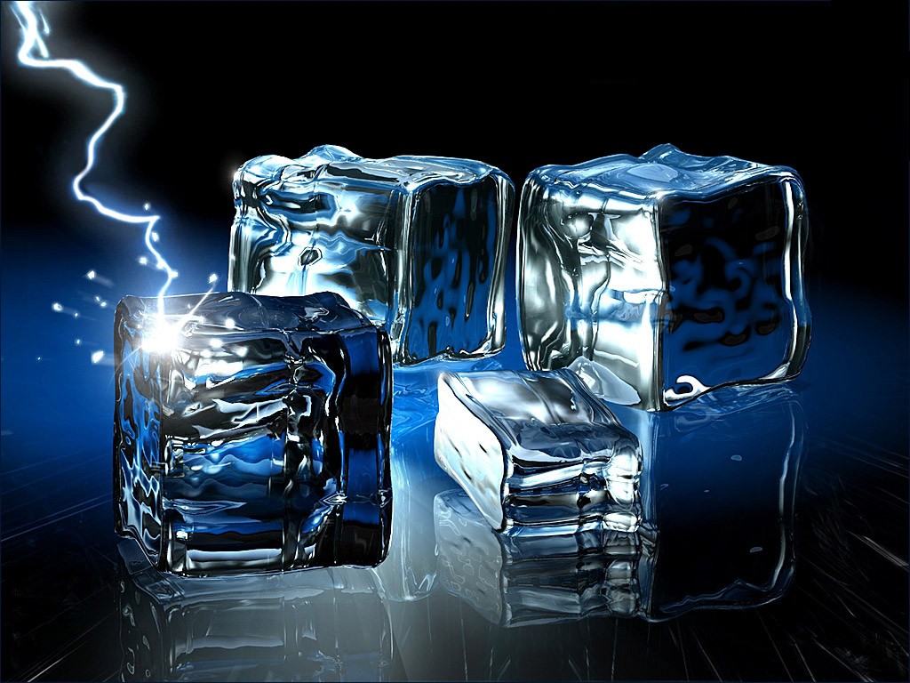 Fond d'ecran Tonner cubes de glace
