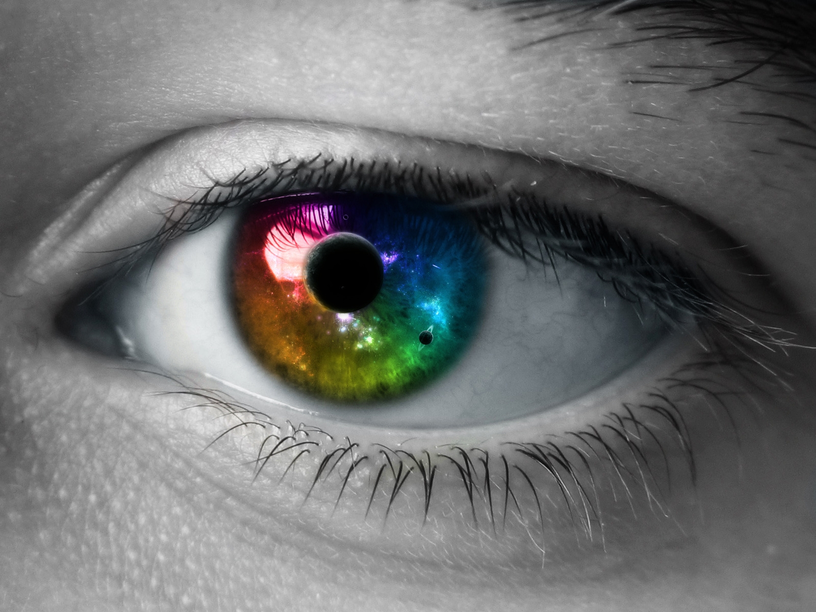 Fond d'ecran Space Colors Eye