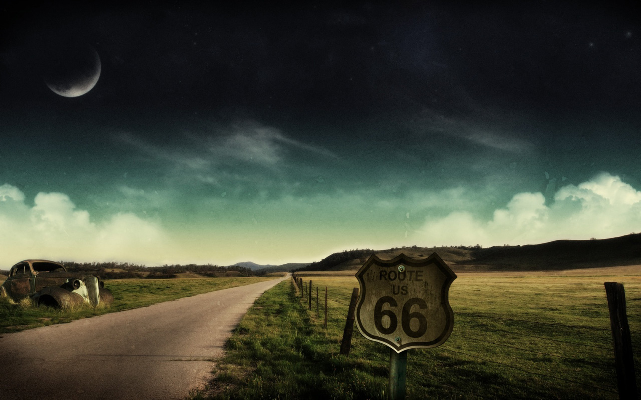 Fond d'ecran Route 66