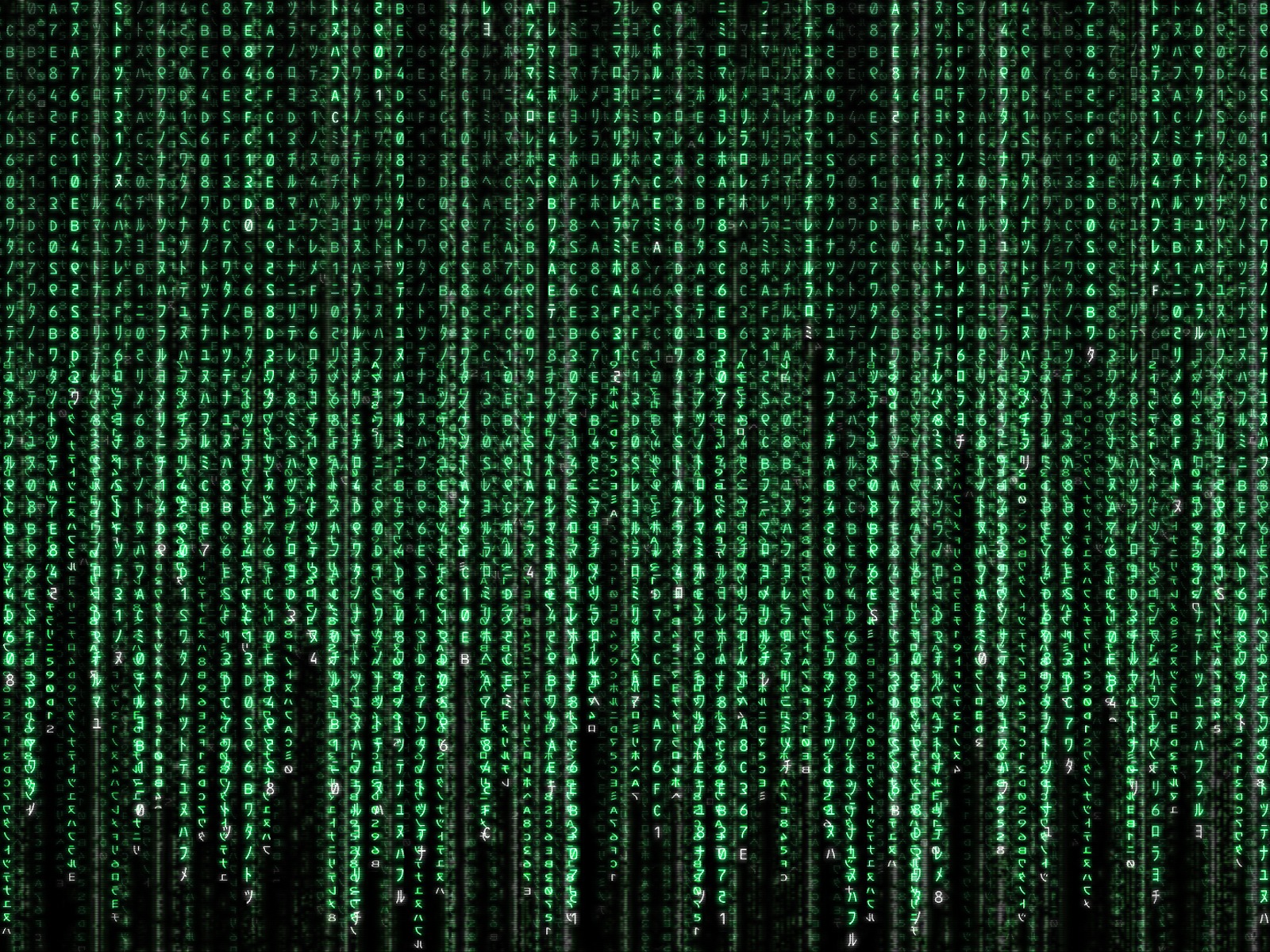 Fond d'ecran Welcom on Matrix