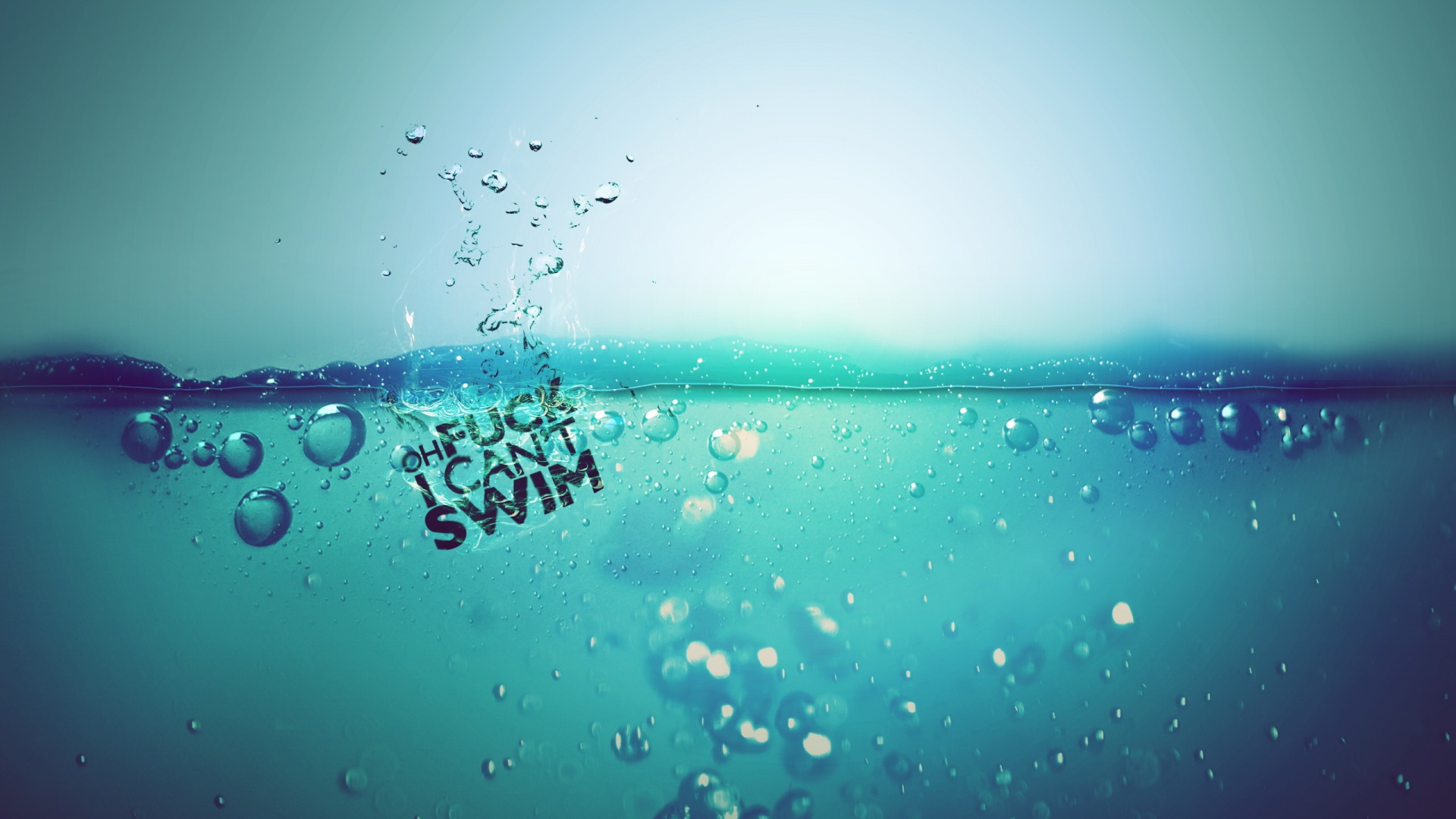 Fond d'ecran Ho I can't swim