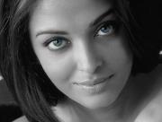 Aishwarya Rai noir et blanc