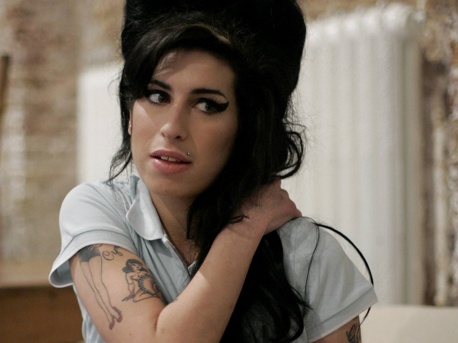 Fond d'ecran Amy Winehouse et ses cheveux