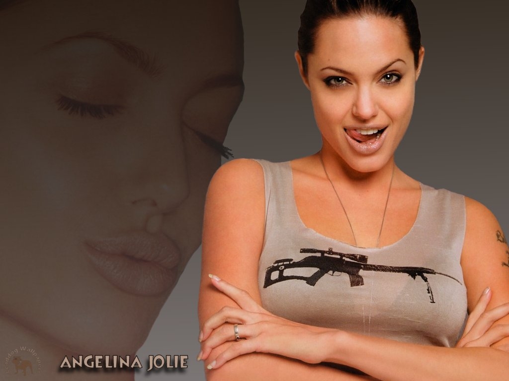 Fond d'ecran Angelina en Tomb Raider