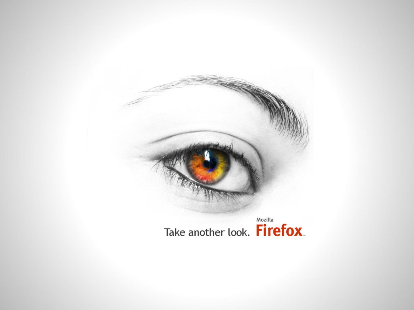 Fond d'ecran Take another Look FireFox