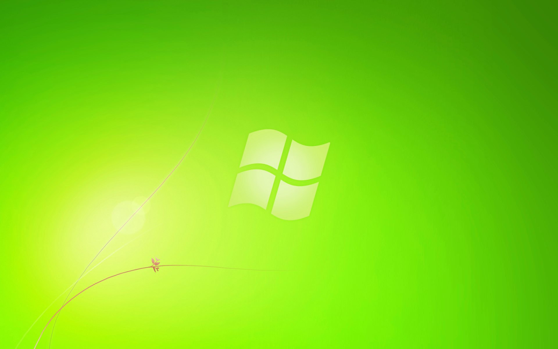 Fond d'ecran Green Windows 7