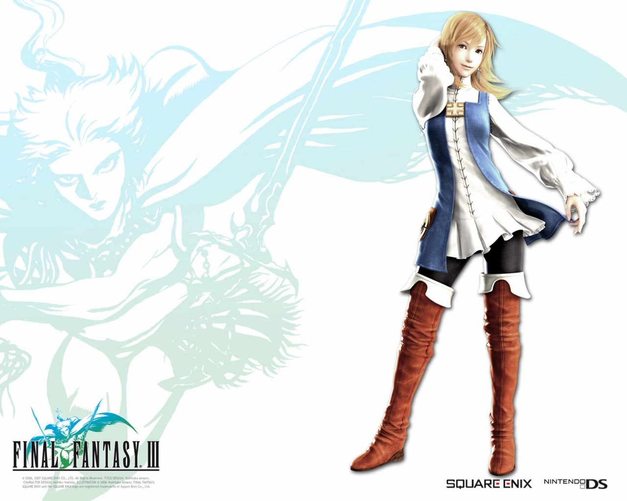 Fond d'ecran Final Fantasy III DS