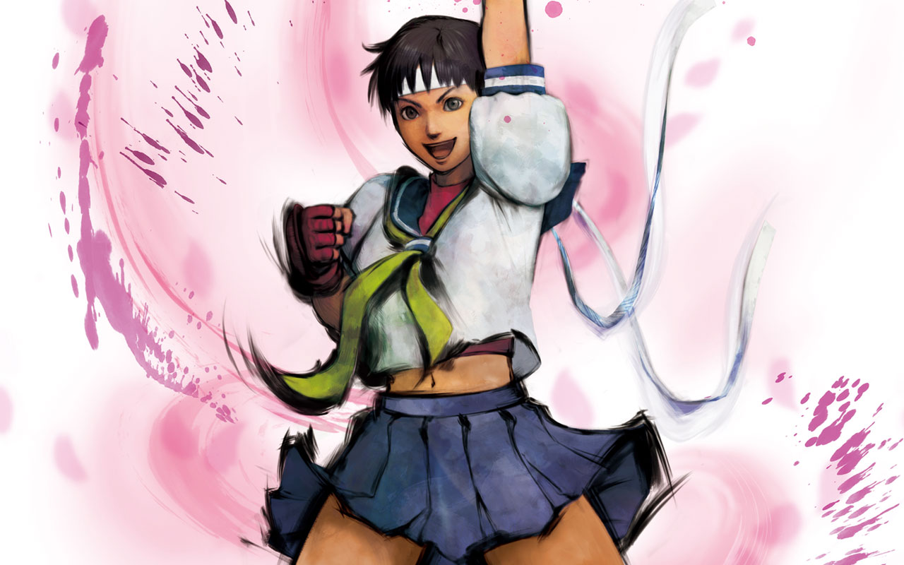 Fond d'ecran Street Fighter Sakura