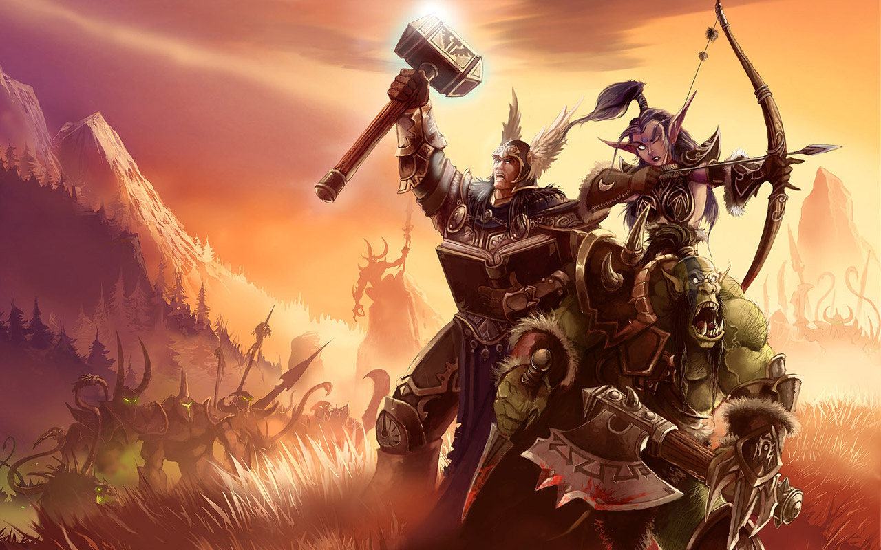 Fond d'ecran Heros World of Warcraft