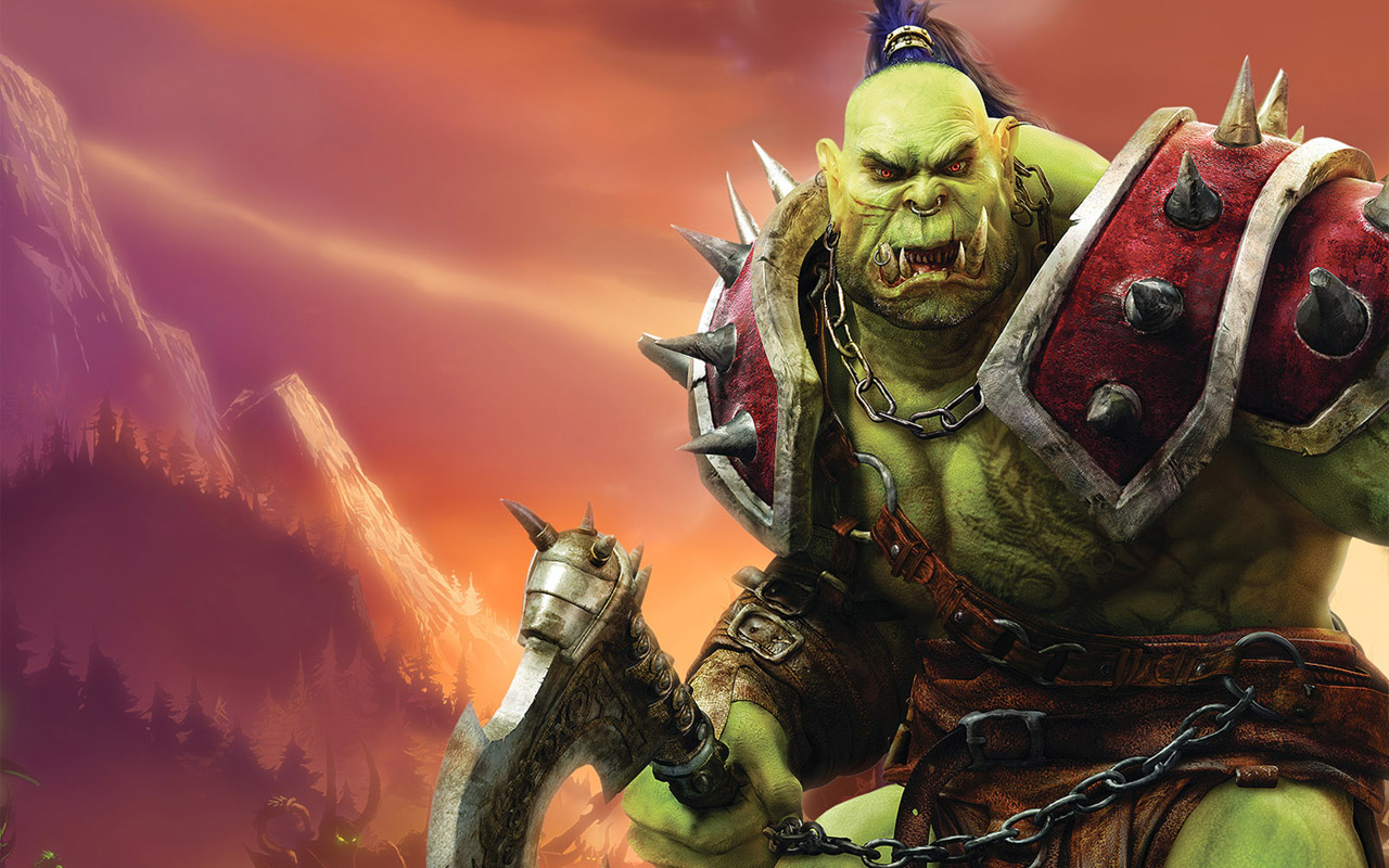 Fond d'ecran World of Warcraft Orc Grunt