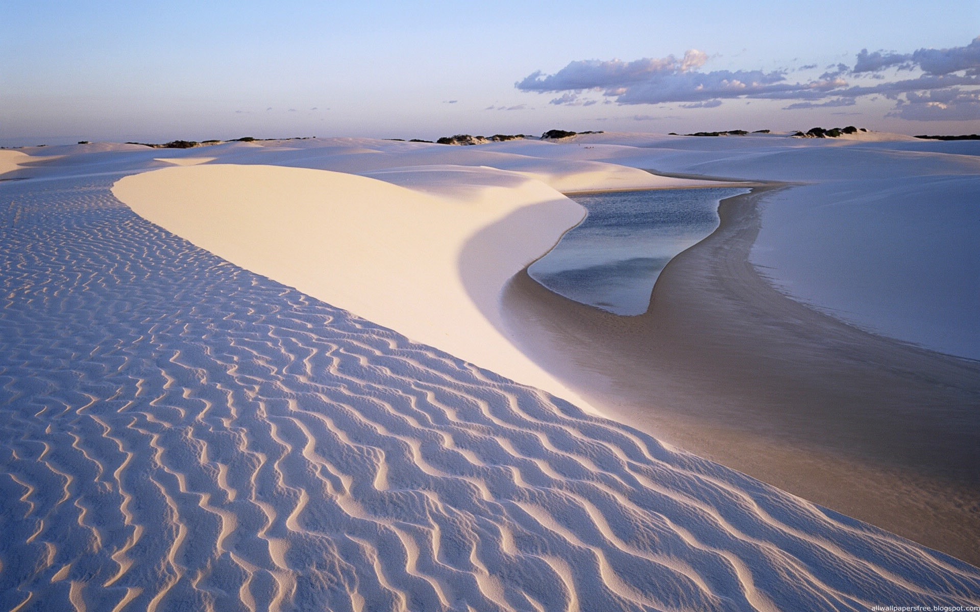 Fond d'ecran Dunes de sable fin