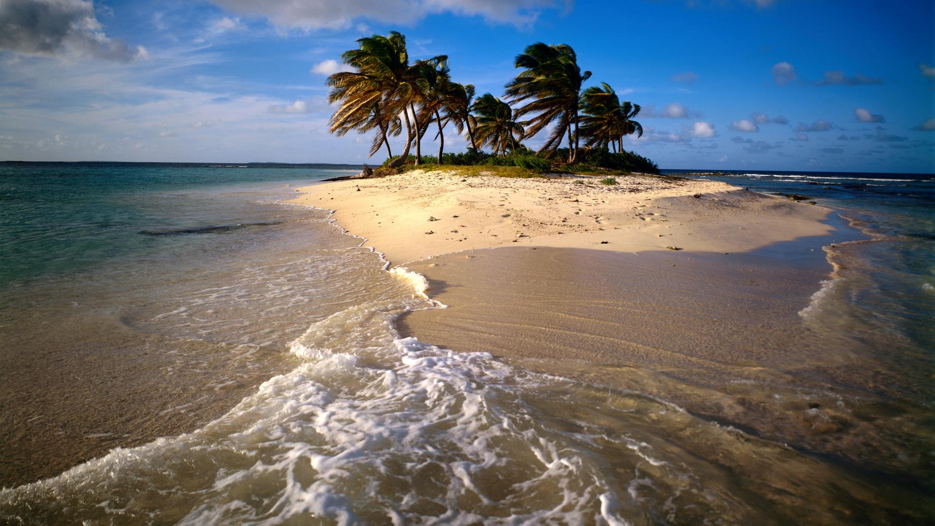 Fond d'ecran Plage de petite ile dserte