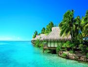 Cabane pieds dans l'eau