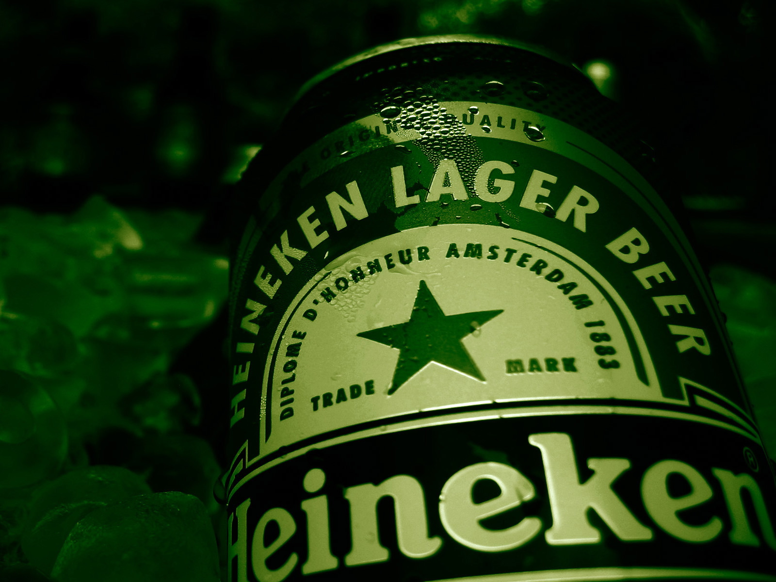 Fond d'ecran Enorme canette Heineken