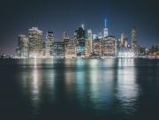 Buildings NY de nuit
