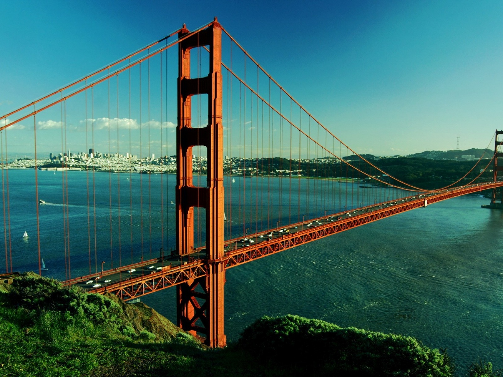 Fond d'ecran Golden Gate de jour
