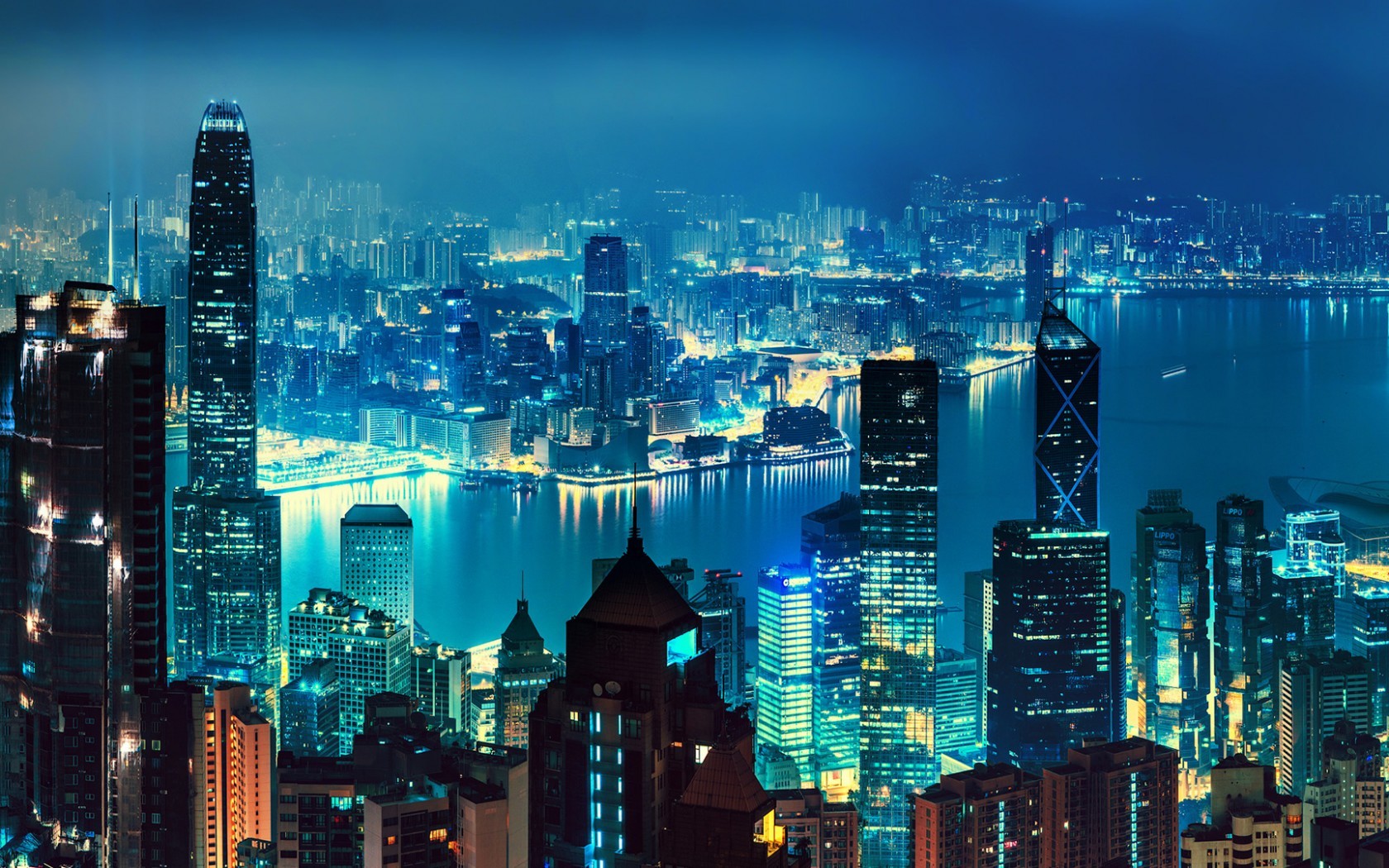 Fond d'ecran baie ville moderne asiatique wallpaper Ville moderne