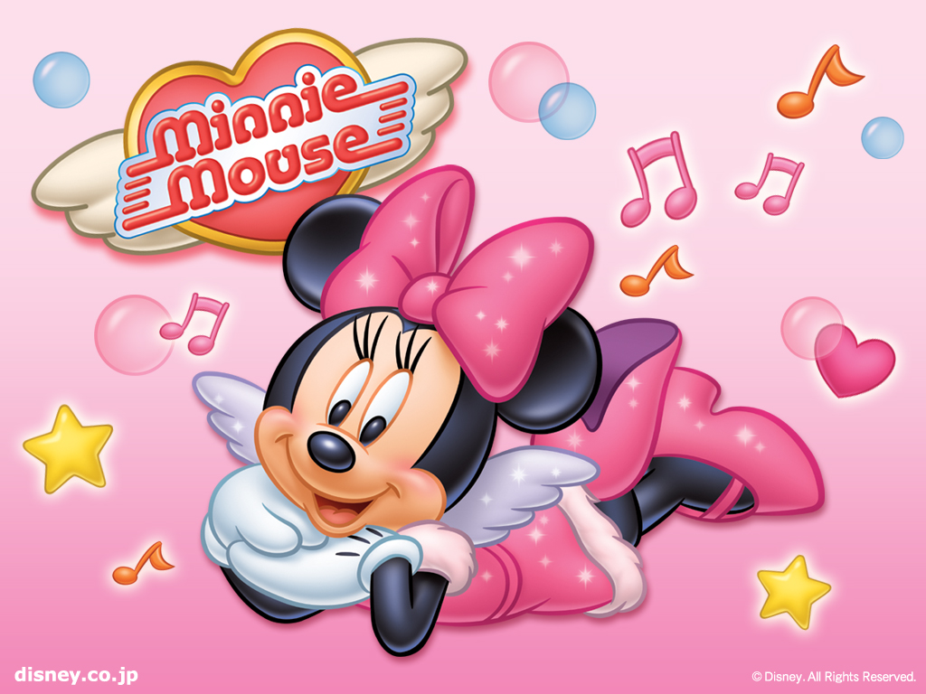 Fond d'ecran Minnie en rose