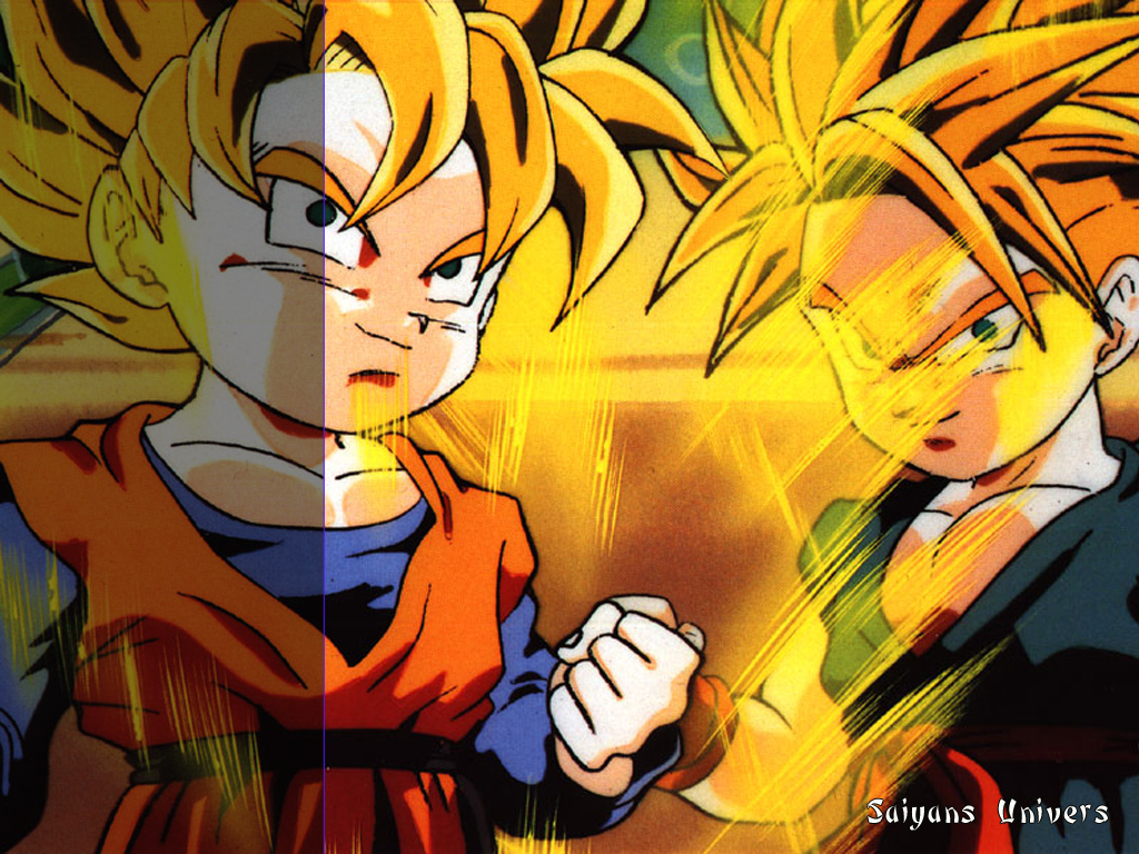 Fond d'ecran Trunks et Sangoten