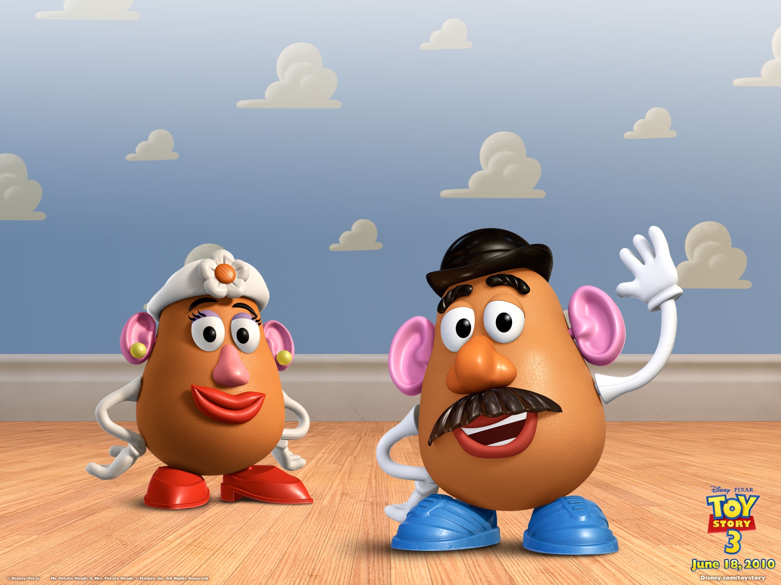 Fond d'ecran Mr et Mme Patate