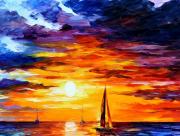 Peinture Mer Voile