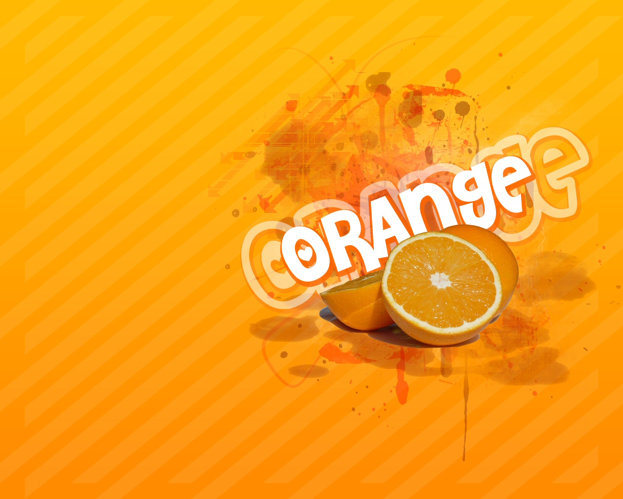 Fond d'ecran Orange