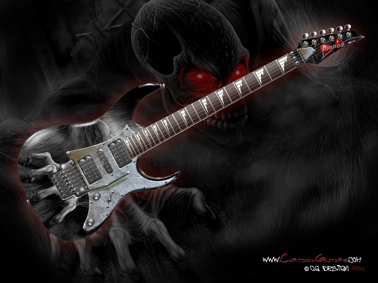 Fond d'ecran Guitare Demon