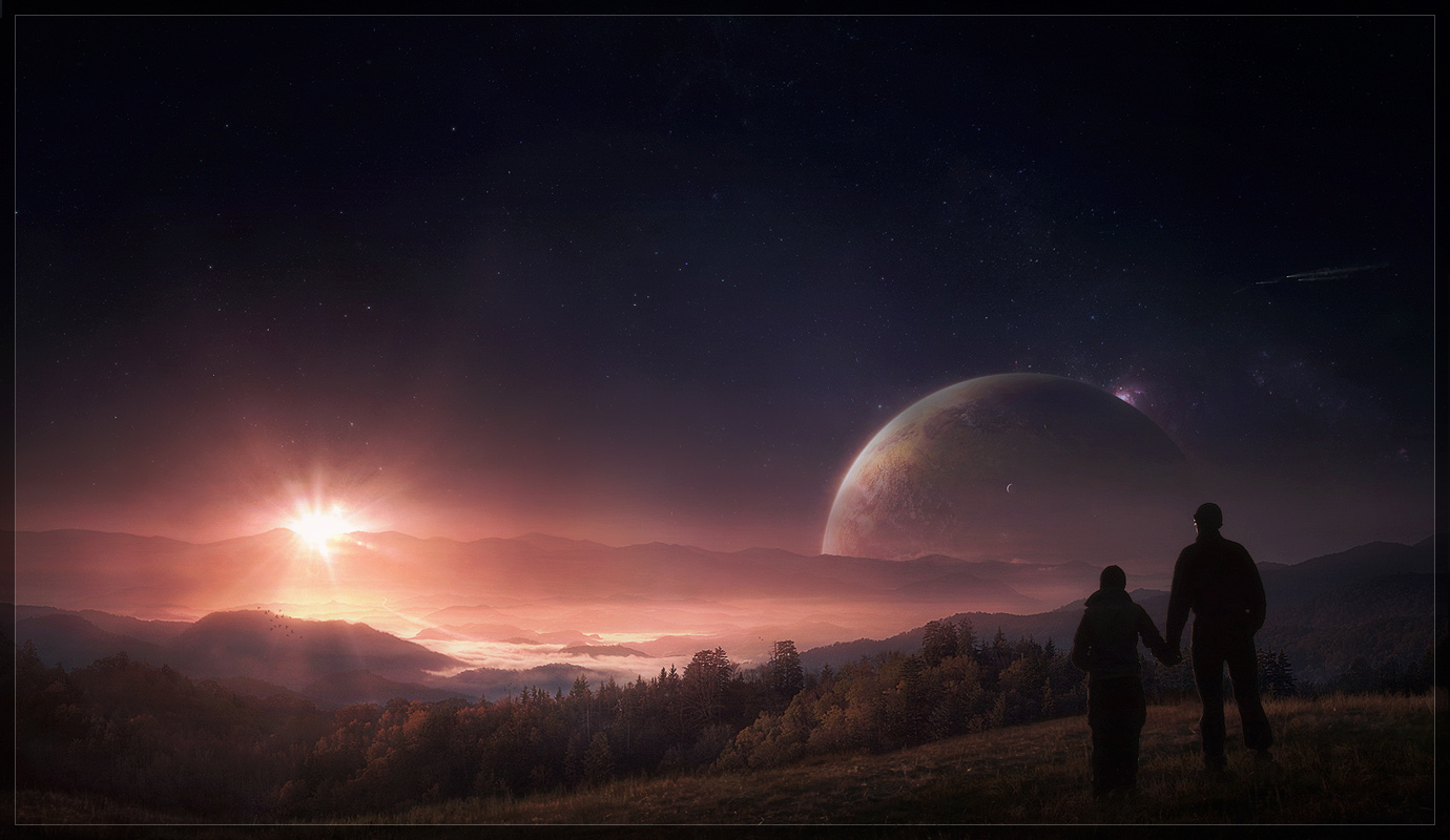 Fond d'ecran Voici notre monde