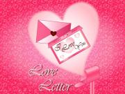 Saint Valentin Lettre d'amour