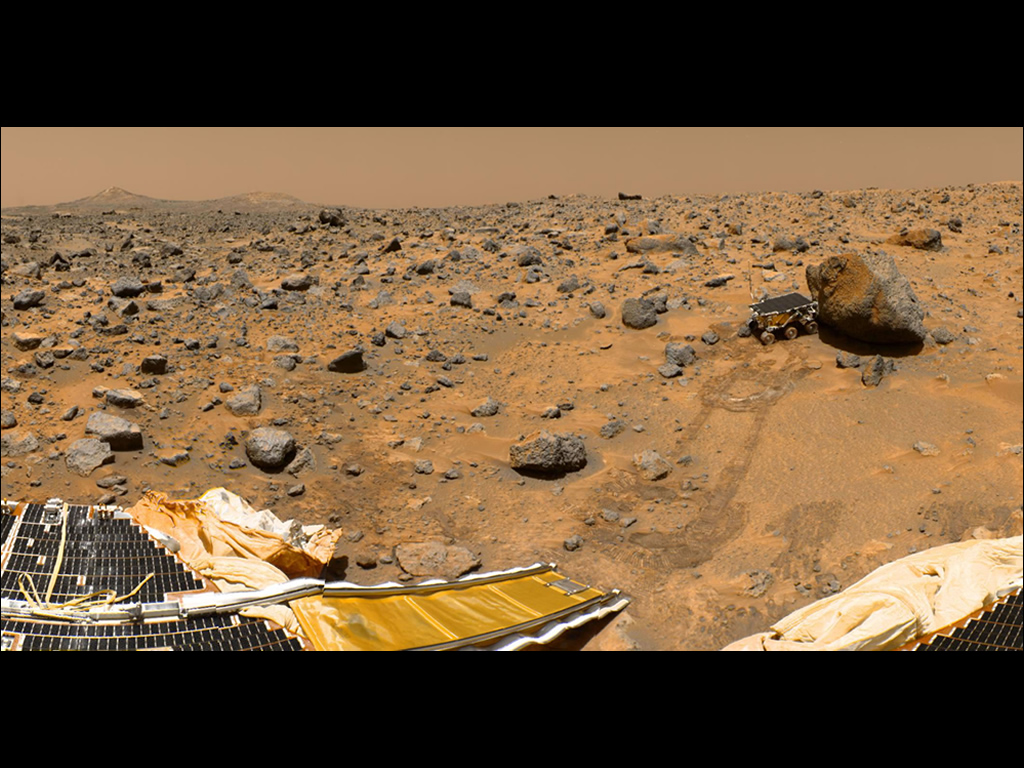 Fond d'ecran Le sol de Mars