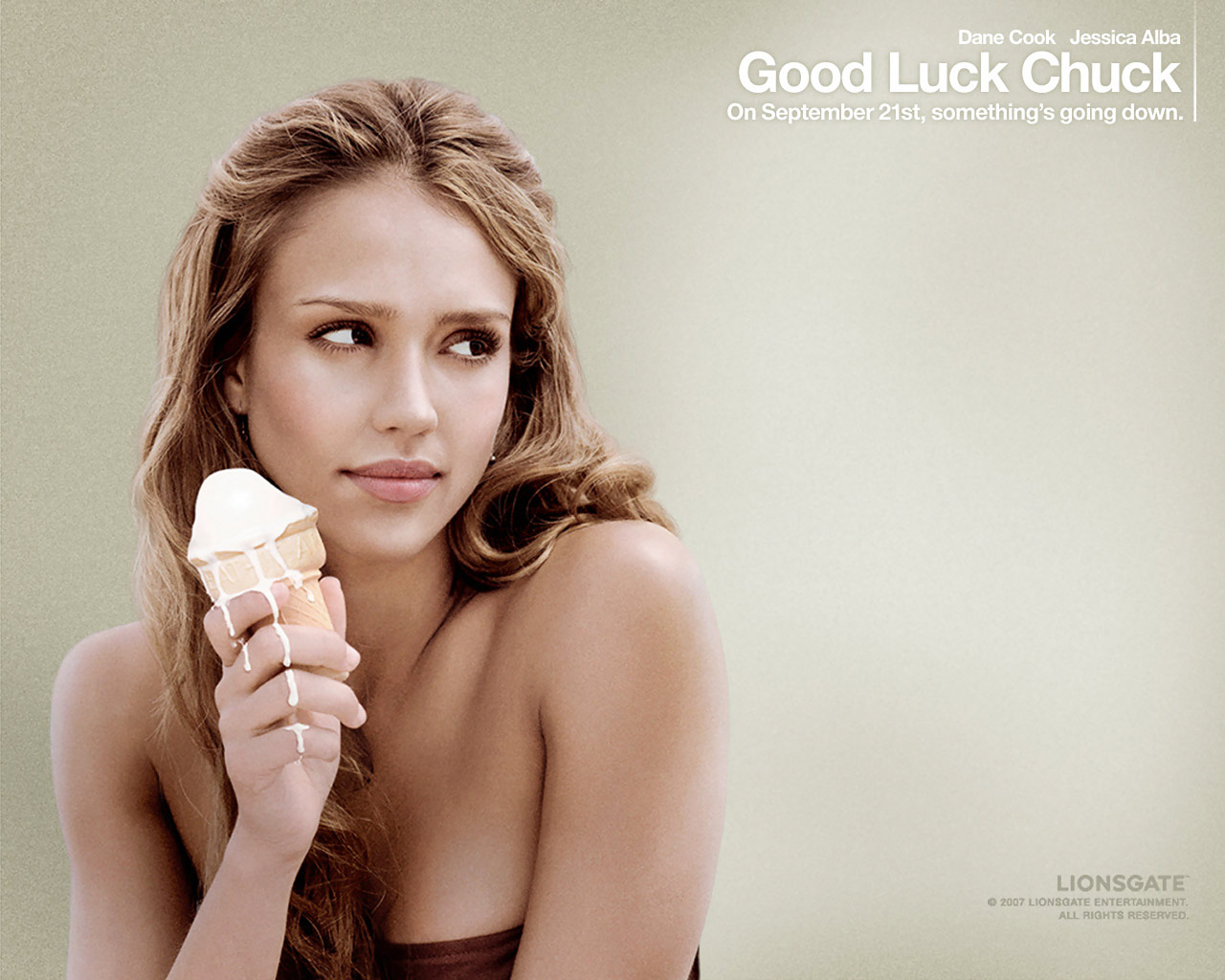 Fond d'ecran Jessica Alba glace