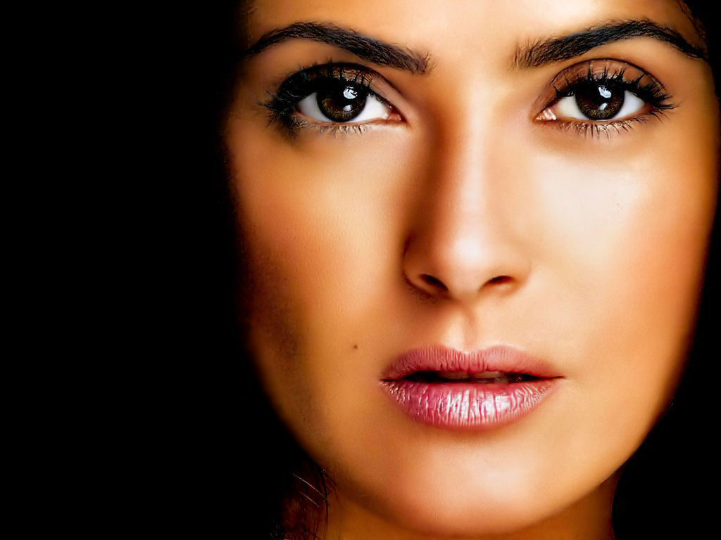 Fond d'ecran Visage de Salma Hayek