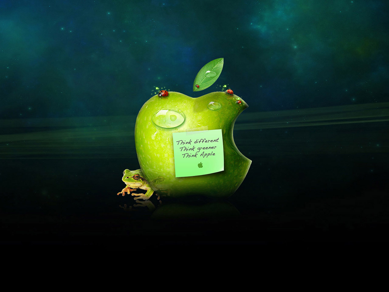 Fond d'ecran Think different Apple