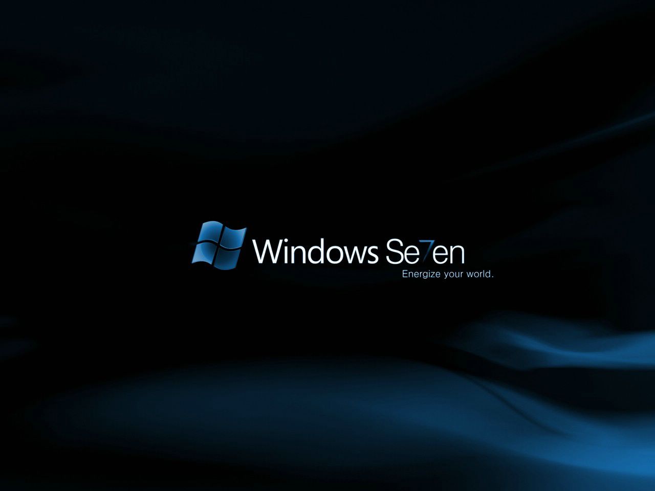 Fond d'ecran Logo Windows Seven