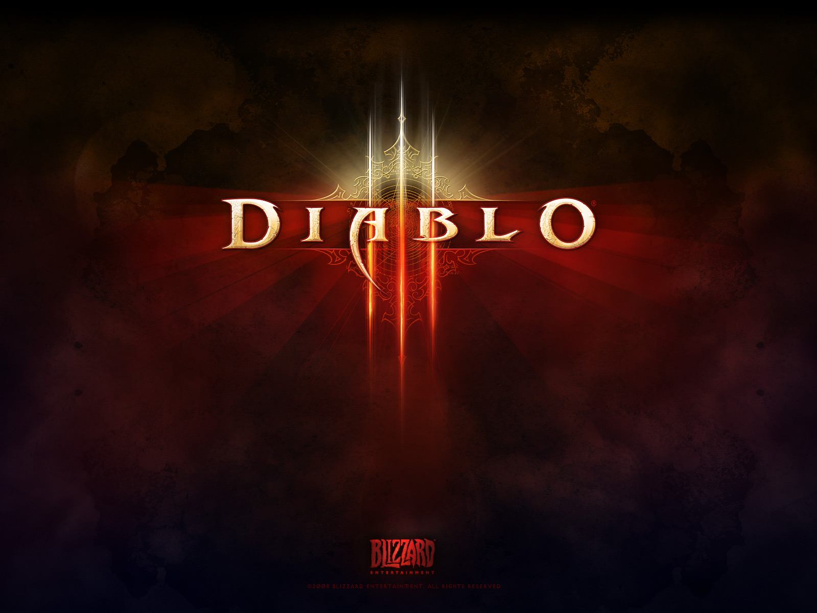 Fond d'ecran Logo Diablo III