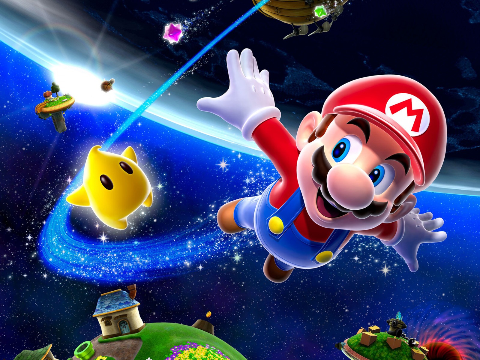 Fond d'ecran Mario Galaxy