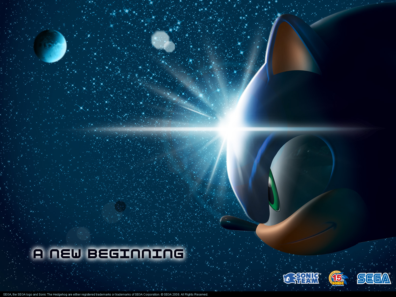 Fond d'ecran Sonic Beginning
