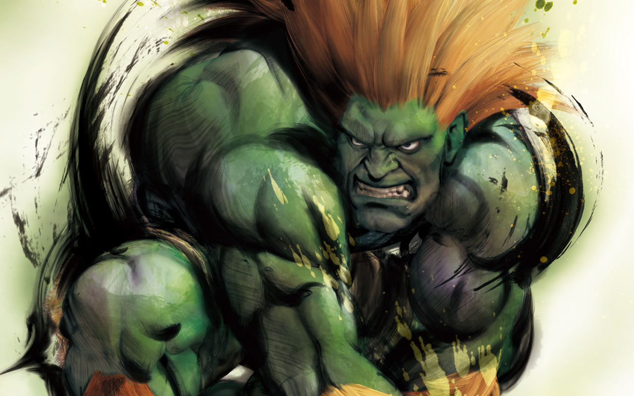 Fond d'ecran Street Fighter Blanka