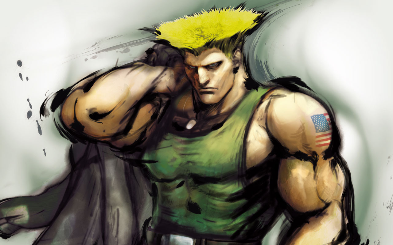 Fond d'ecran Street Fighter Guile