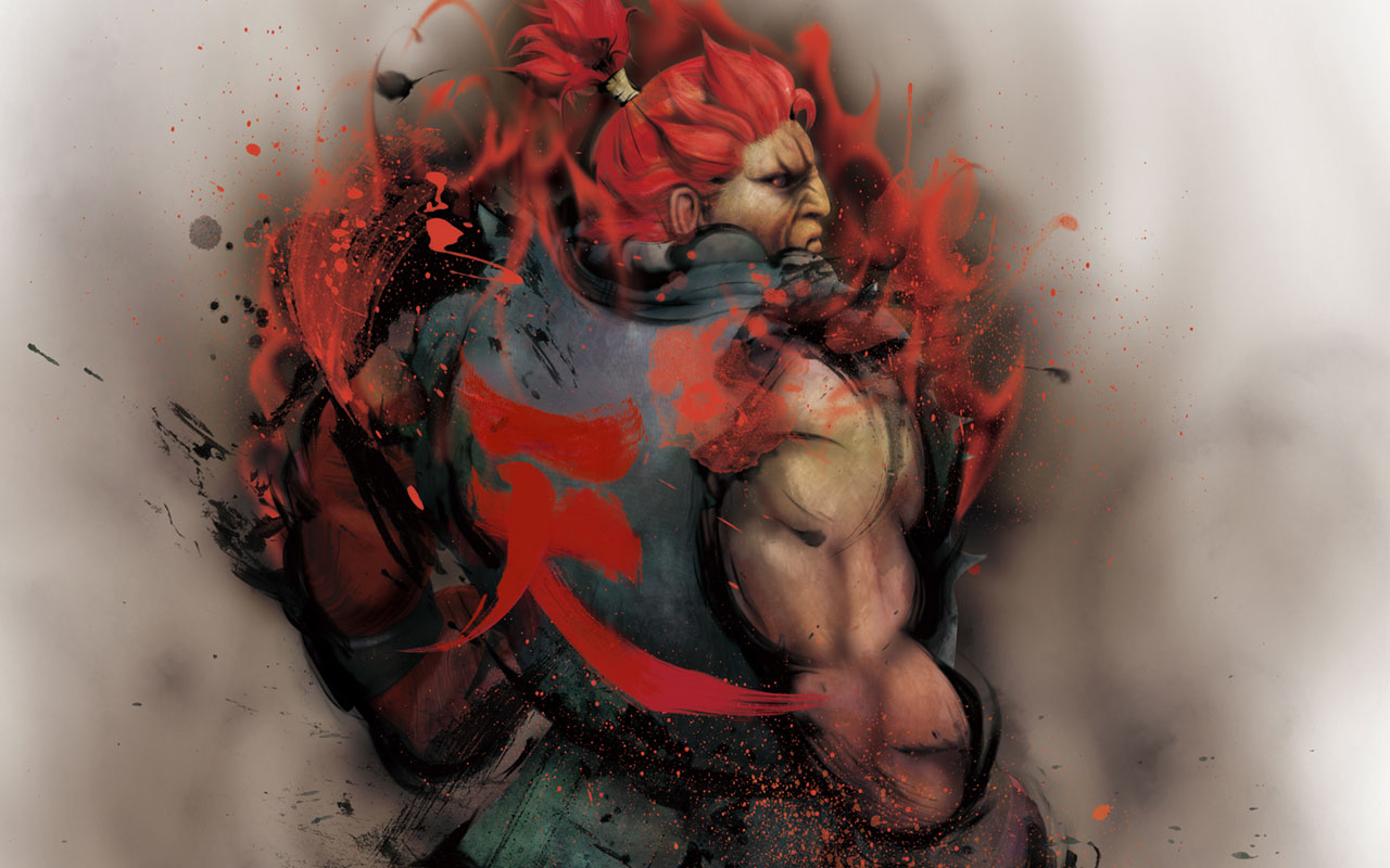 Fond d'ecran Street Fighter Akuma