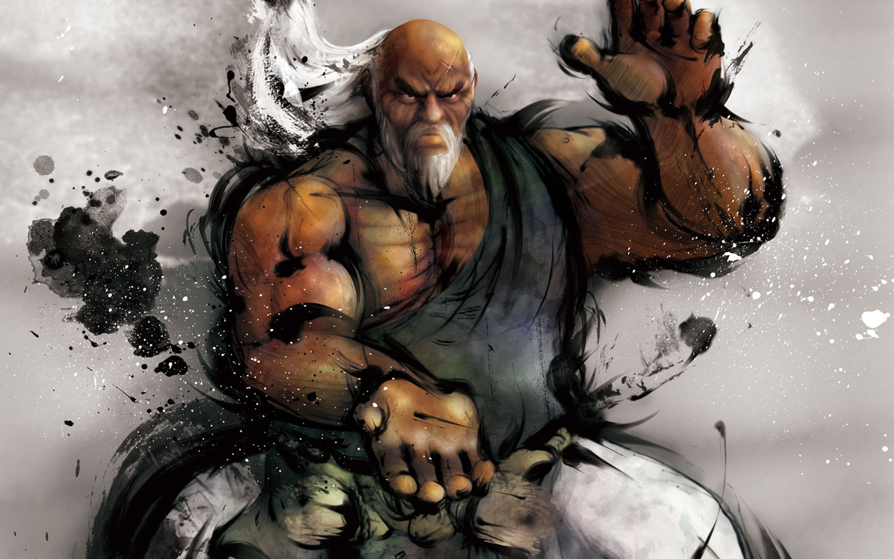 Fond d'ecran Street Fighter Gouken