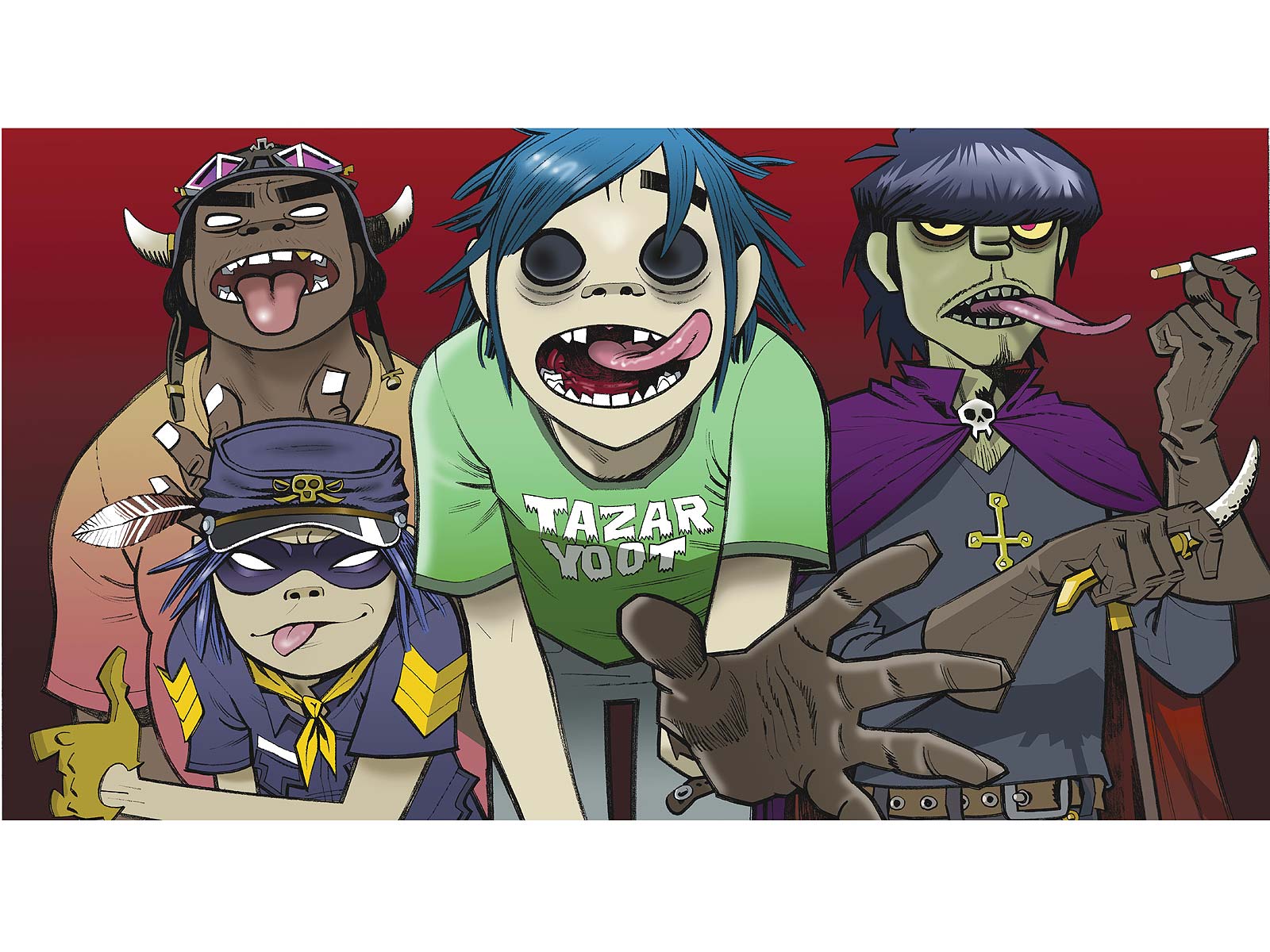 Fond d'ecran Gorillaz