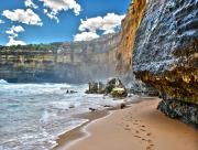 Plage falaises