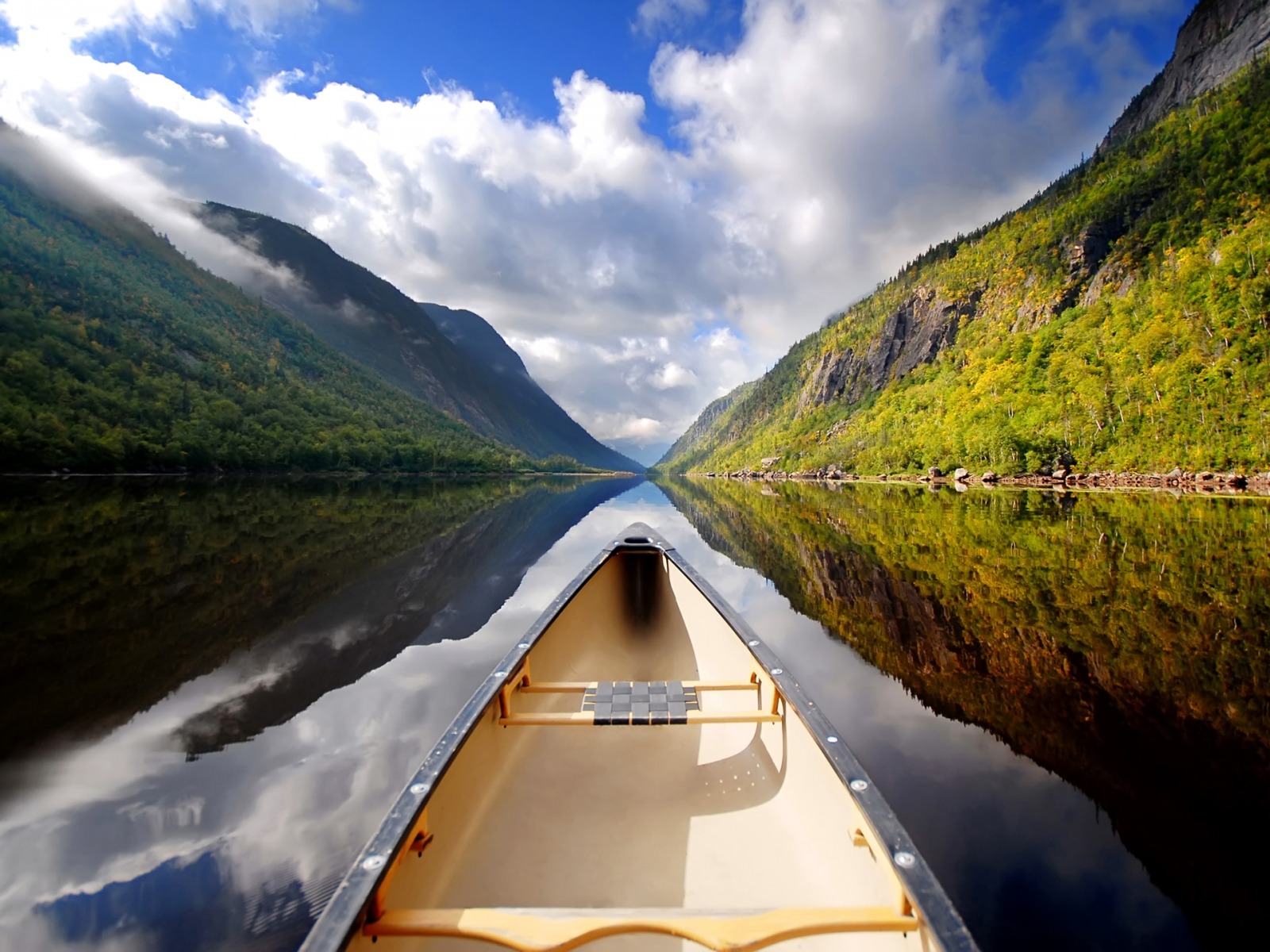 Fond d'ecran Canoe Fleuve Nature