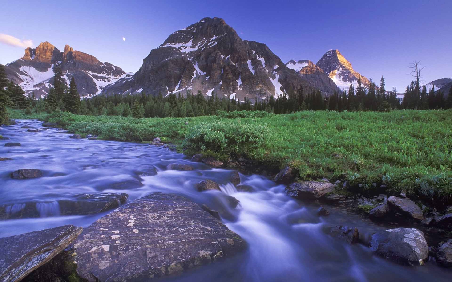 Fond d'ecran Torrent en montagne